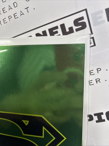 SUPERMAN UNLIMITED #2 KRYPTONITE LOGO FOIL SDCC EXCLUSIVE ￼
