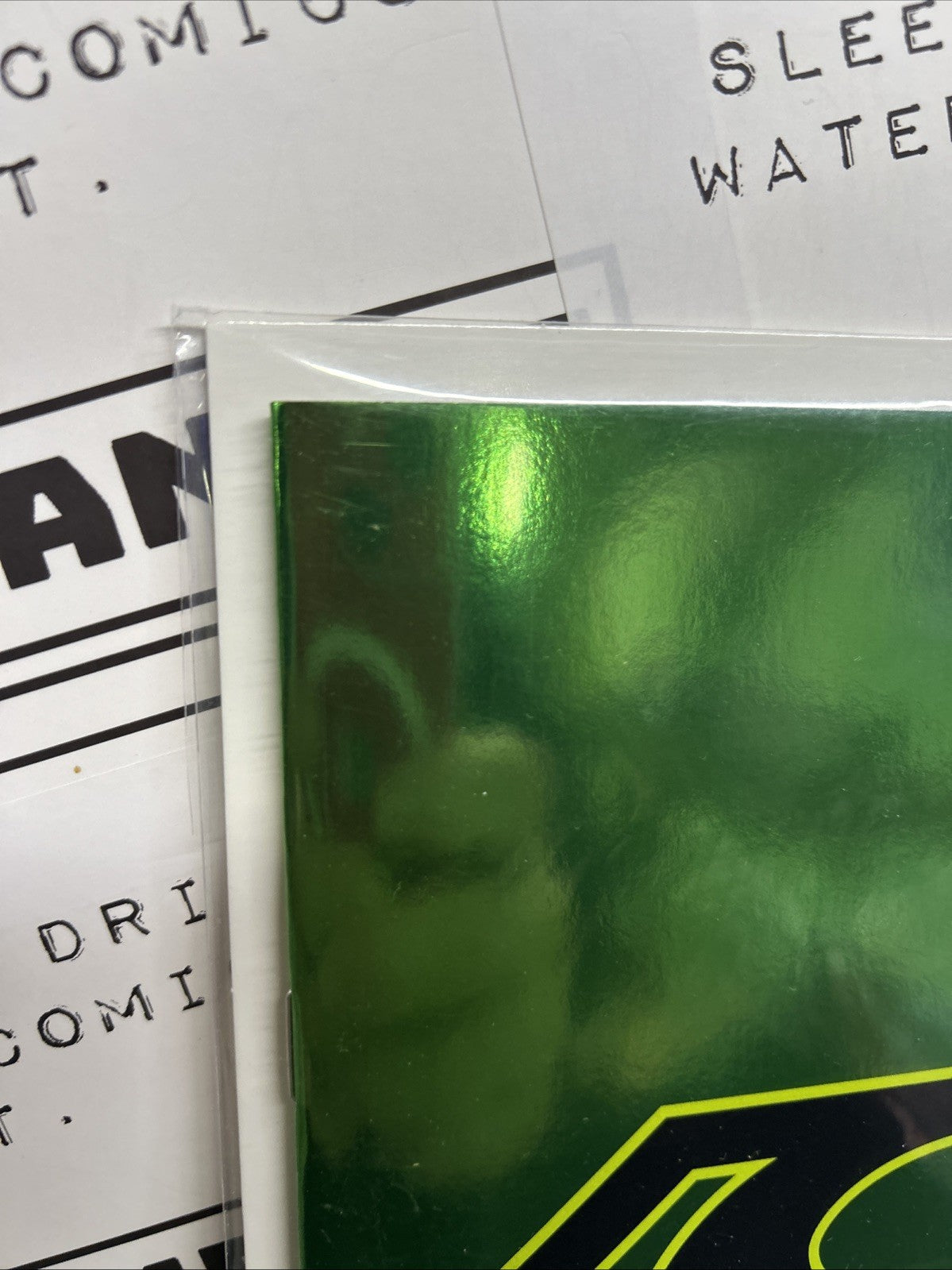 SUPERMAN UNLIMITED #2 KRYPTONITE LOGO FOIL SDCC EXCLUSIVE ￼