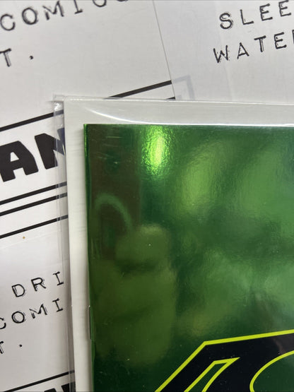 SUPERMAN UNLIMITED #2 KRYPTONITE LOGO FOIL SDCC EXCLUSIVE ￼