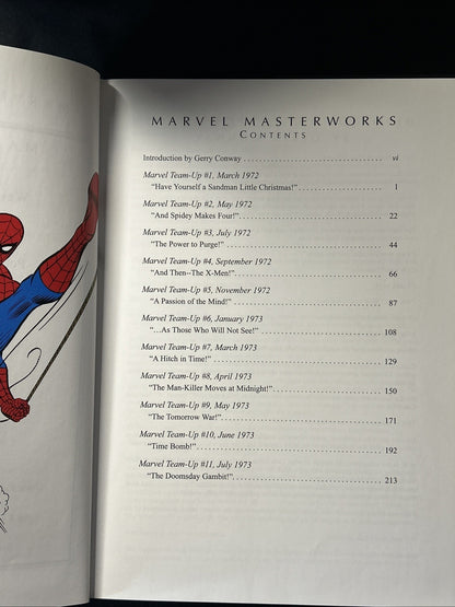 Marvel Masterworks: Marvel Team-Up Volume #1  Hardcover (2010, Marvel Comics)