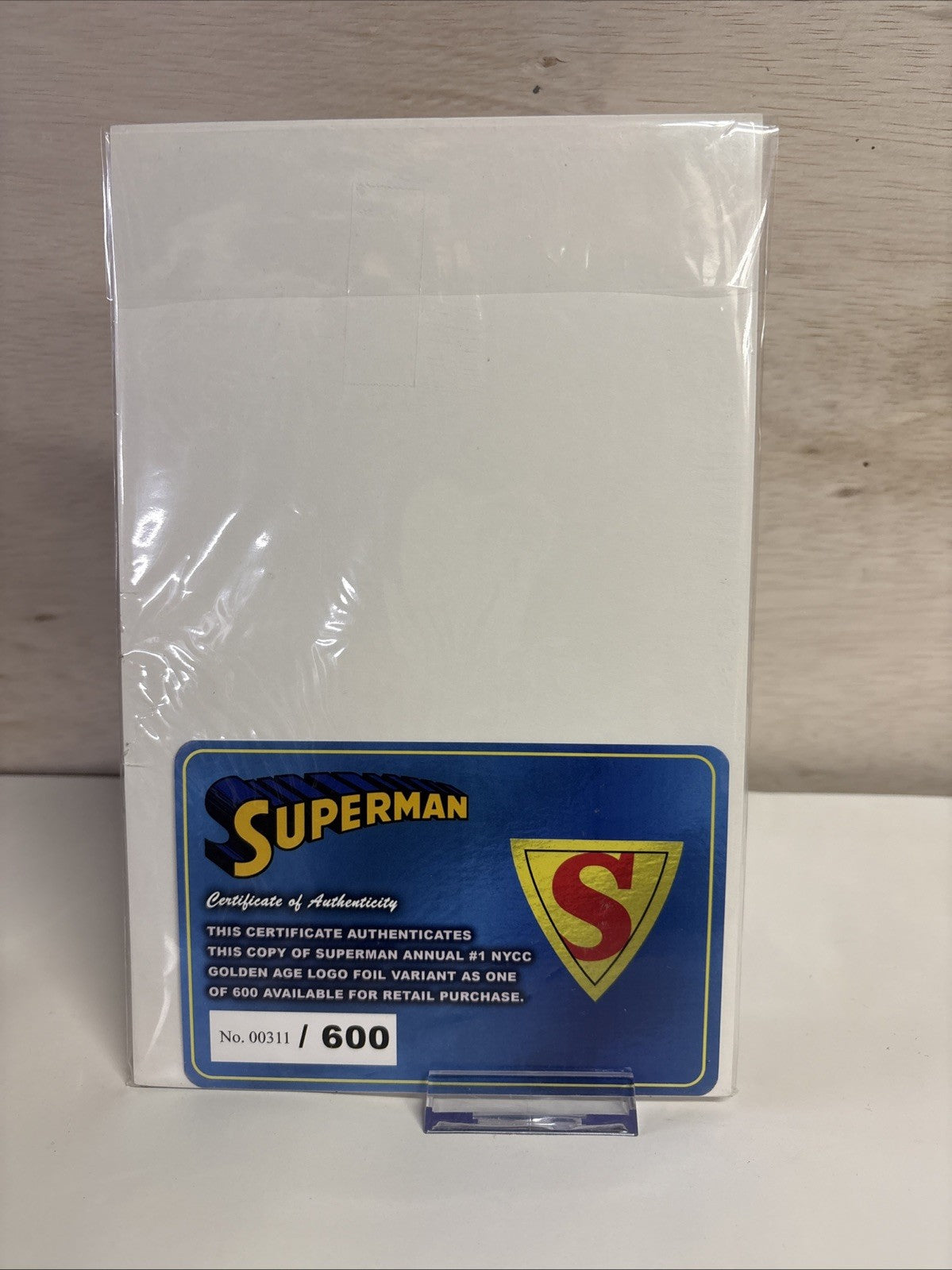 Superman Annual #1 CGC 9.8 NYCC Foil Virgin Variant #311/600