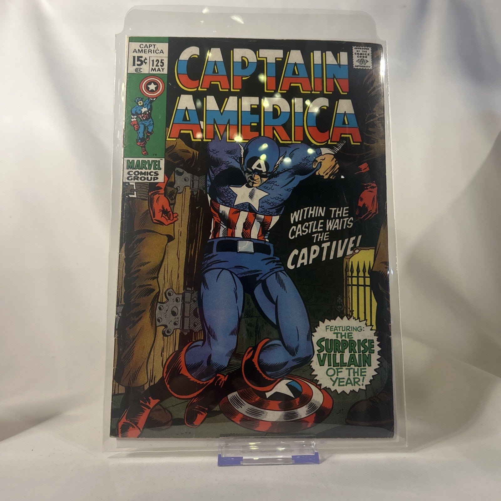 Captain America 125 1970 Marvel Comics 