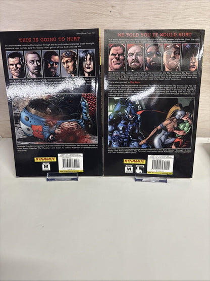 The Boys Vol 1 & 2 Graphic Novels TPB The Name of the Game & Get Some