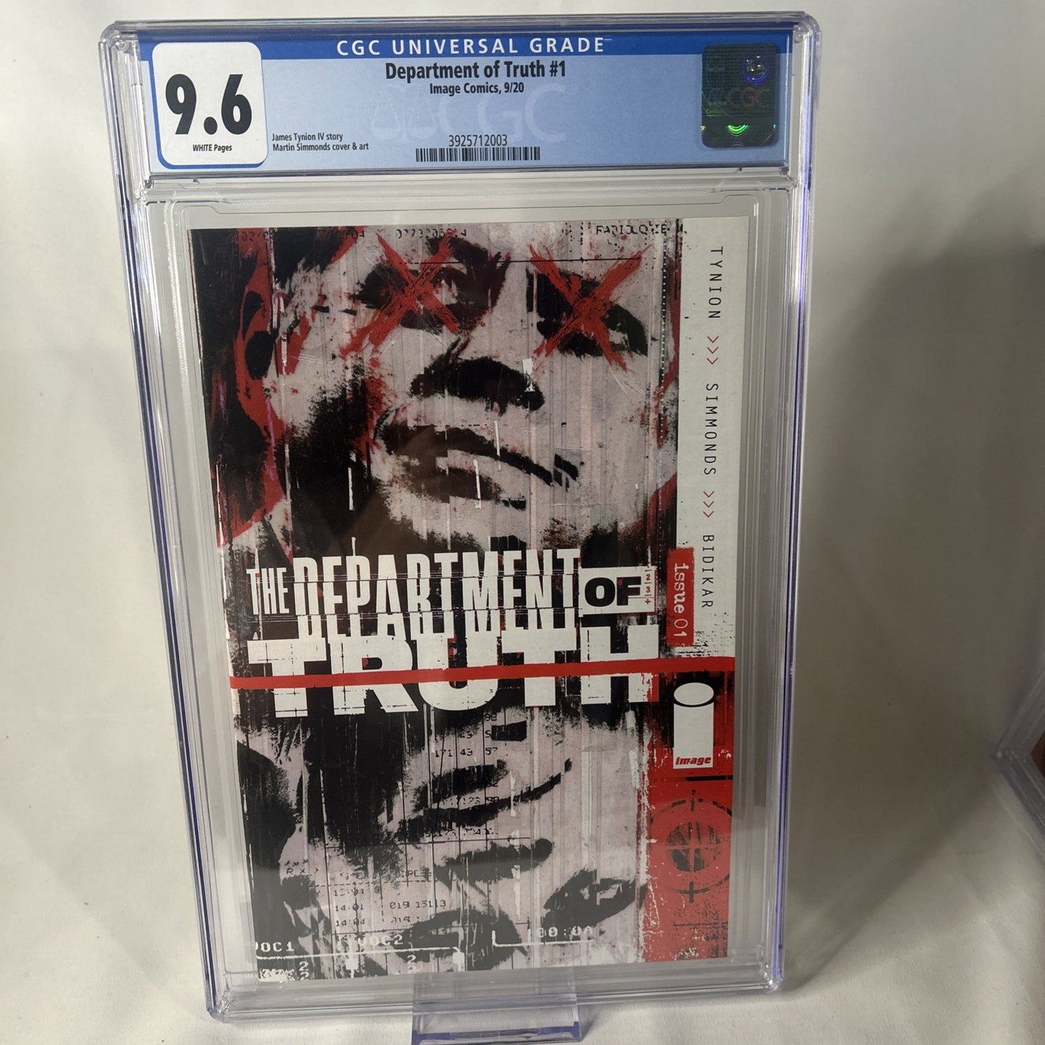 The Department of Truth #1 CGC 9.8 Cover A 1st Print Image Comics