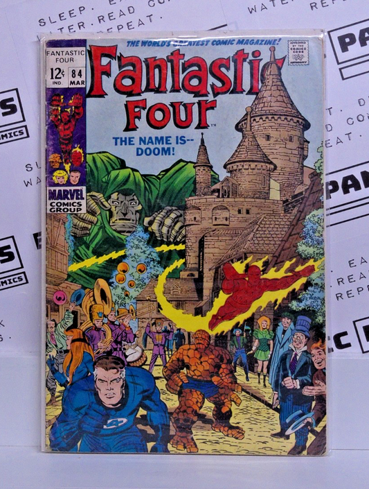 Fantastic Four #84 (1969) Marvel Comics | Jack Kirby Cover | Doctor Doom