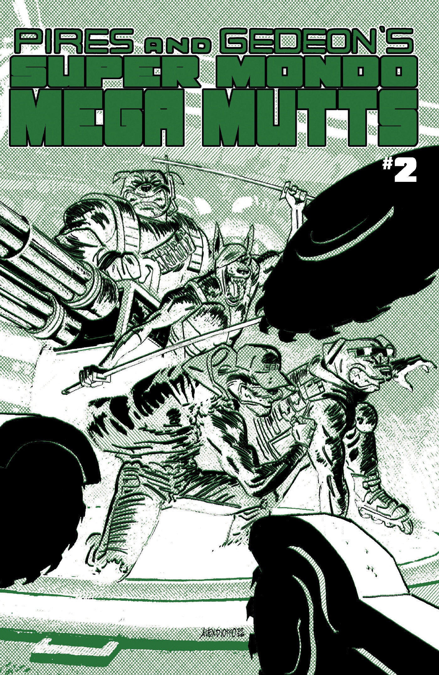 Super Mondo Mega Mutts #2 Cvr a Juan Gedeon
