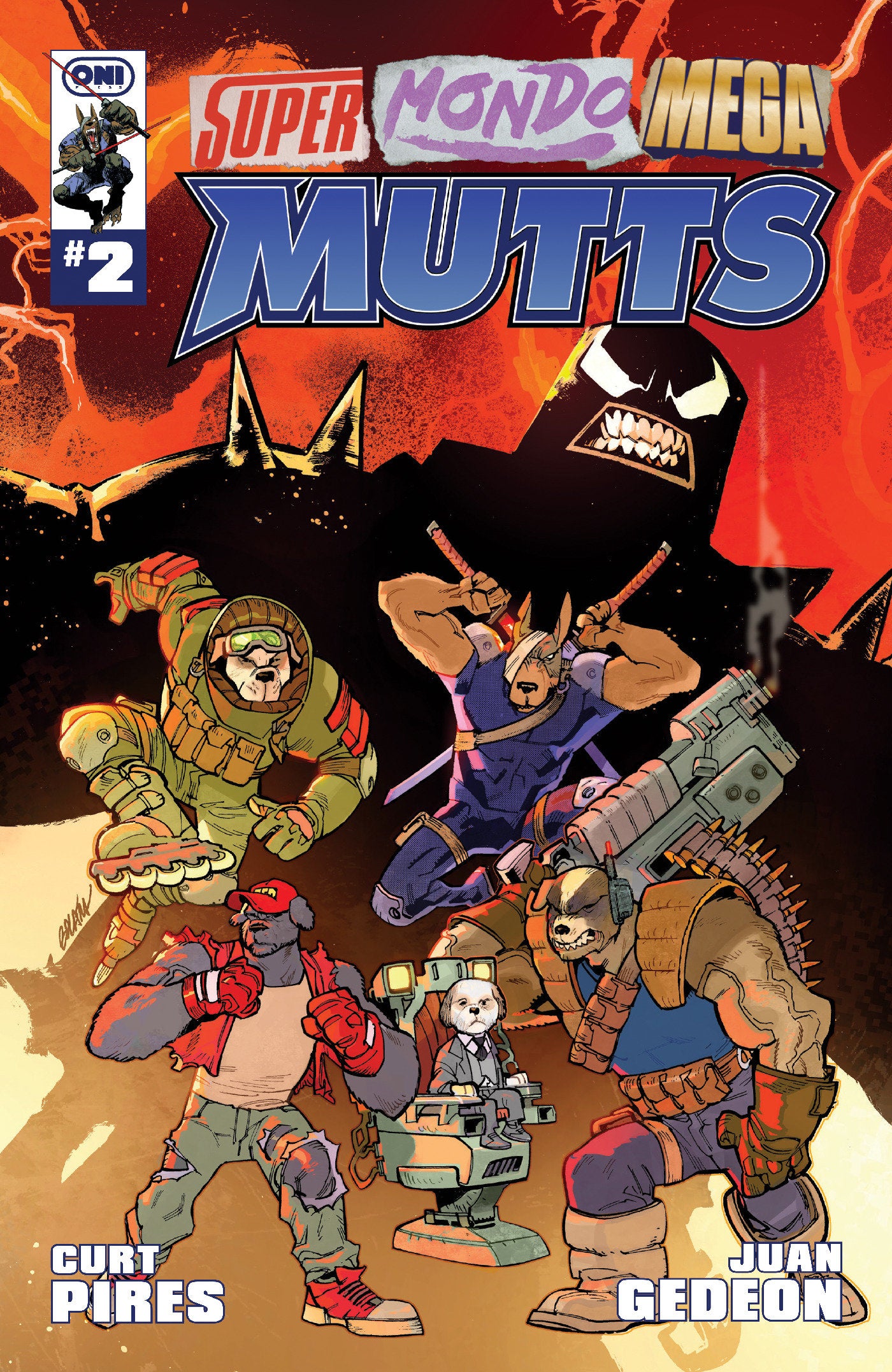 Super Mondo Mega Mutts #2 Cvr a Juan Gedeon