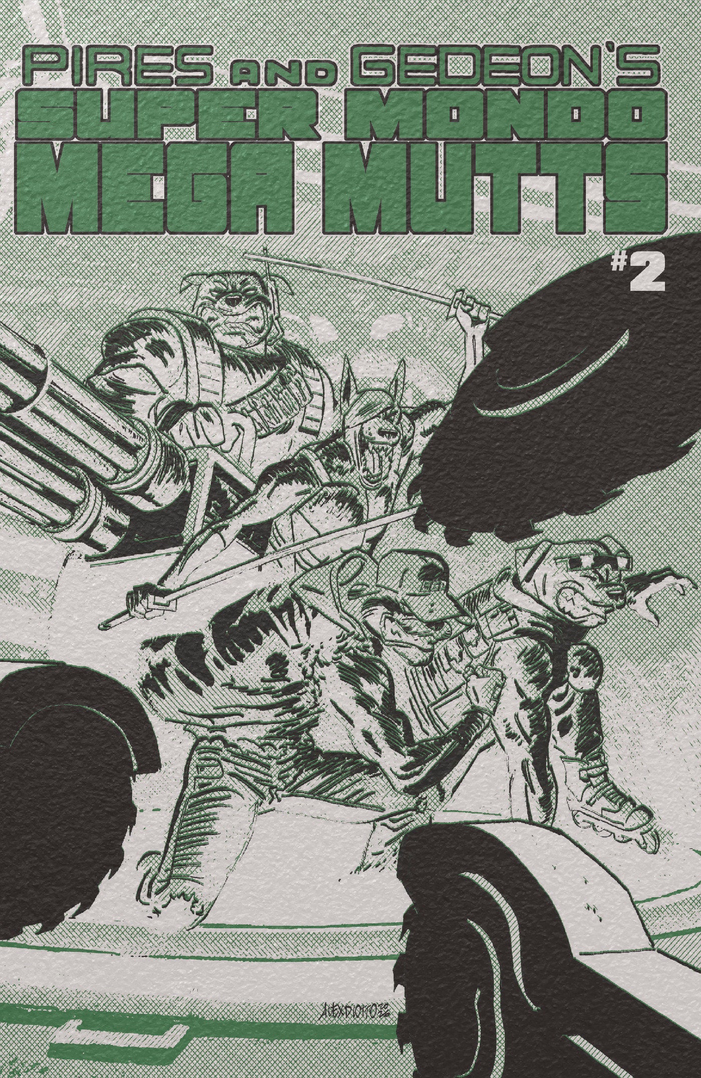 Super Mondo Mega Mutts #2 Cvr a Juan Gedeon