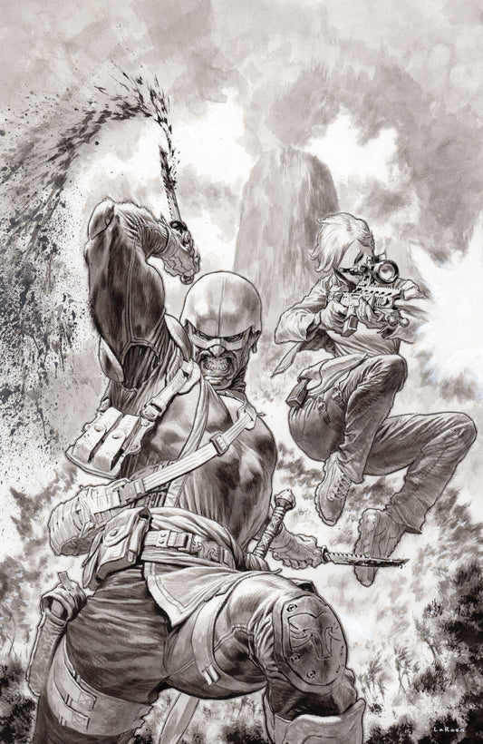Fort Psycho #1 Cvr I Inc 1:50 Lewis Larosa B&w Var