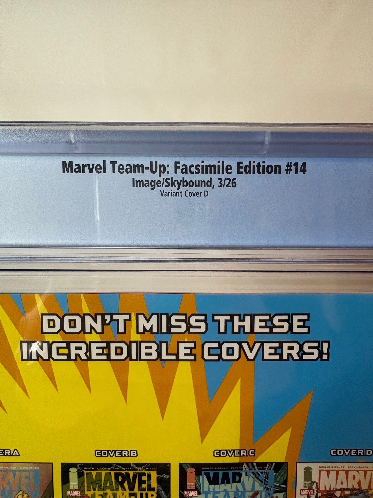 Marvel Team-Up #14 (Spider-man/ Invincible) Facsimile Edition Todd McFarlane