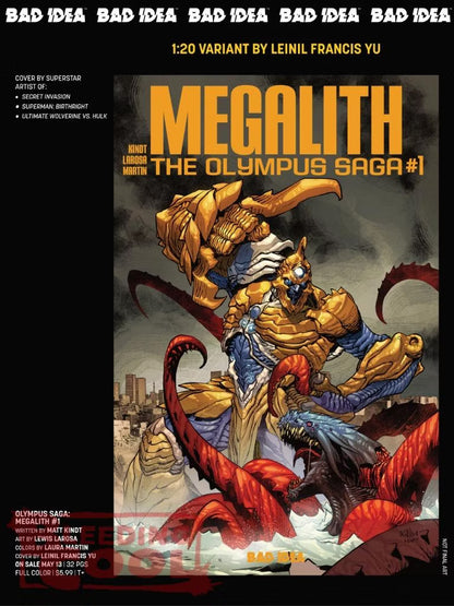 Olympus Saga Megalith #1 (of 4) Cover A | Epic Panels Comics