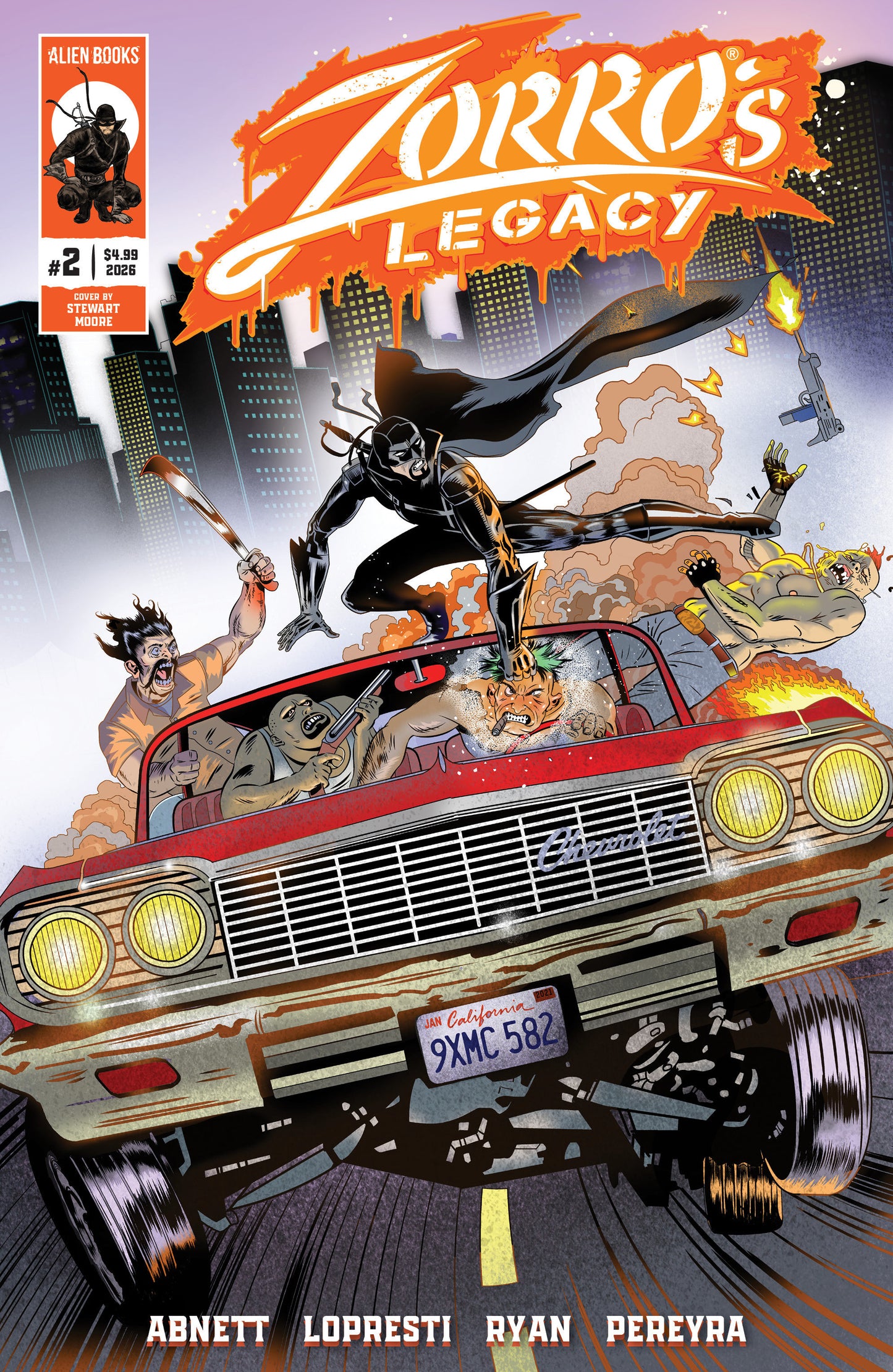 Zorro's Legacy #2 Cover a (lopresti)