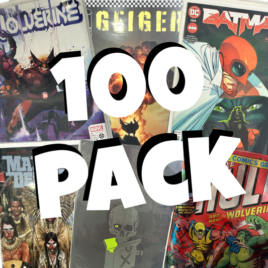 100 Pack of Comics for All Ages