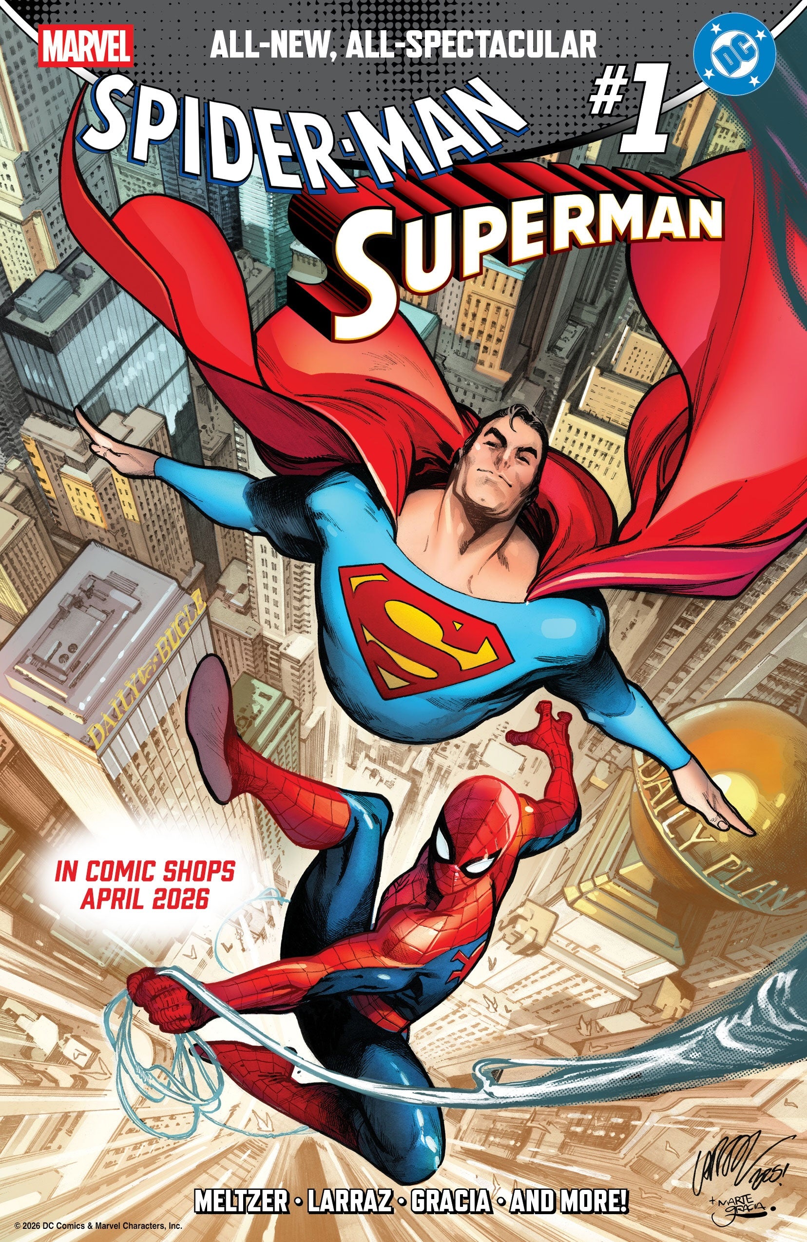MARVEL/DC: Spider-Man / Superman #1 (2026) | Historic Crossover Comic – Multiple Covers Available