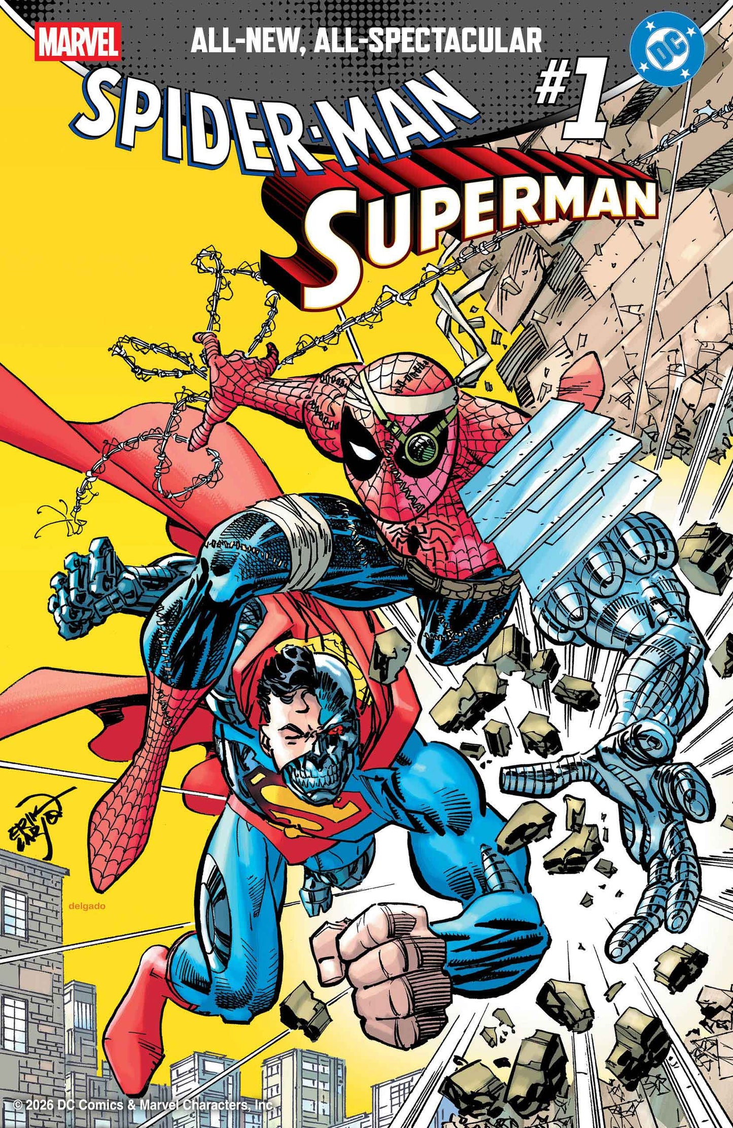 MARVEL/DC: Spider-Man / Superman #1 (2026) | Historic Crossover Comic – Multiple Covers Available