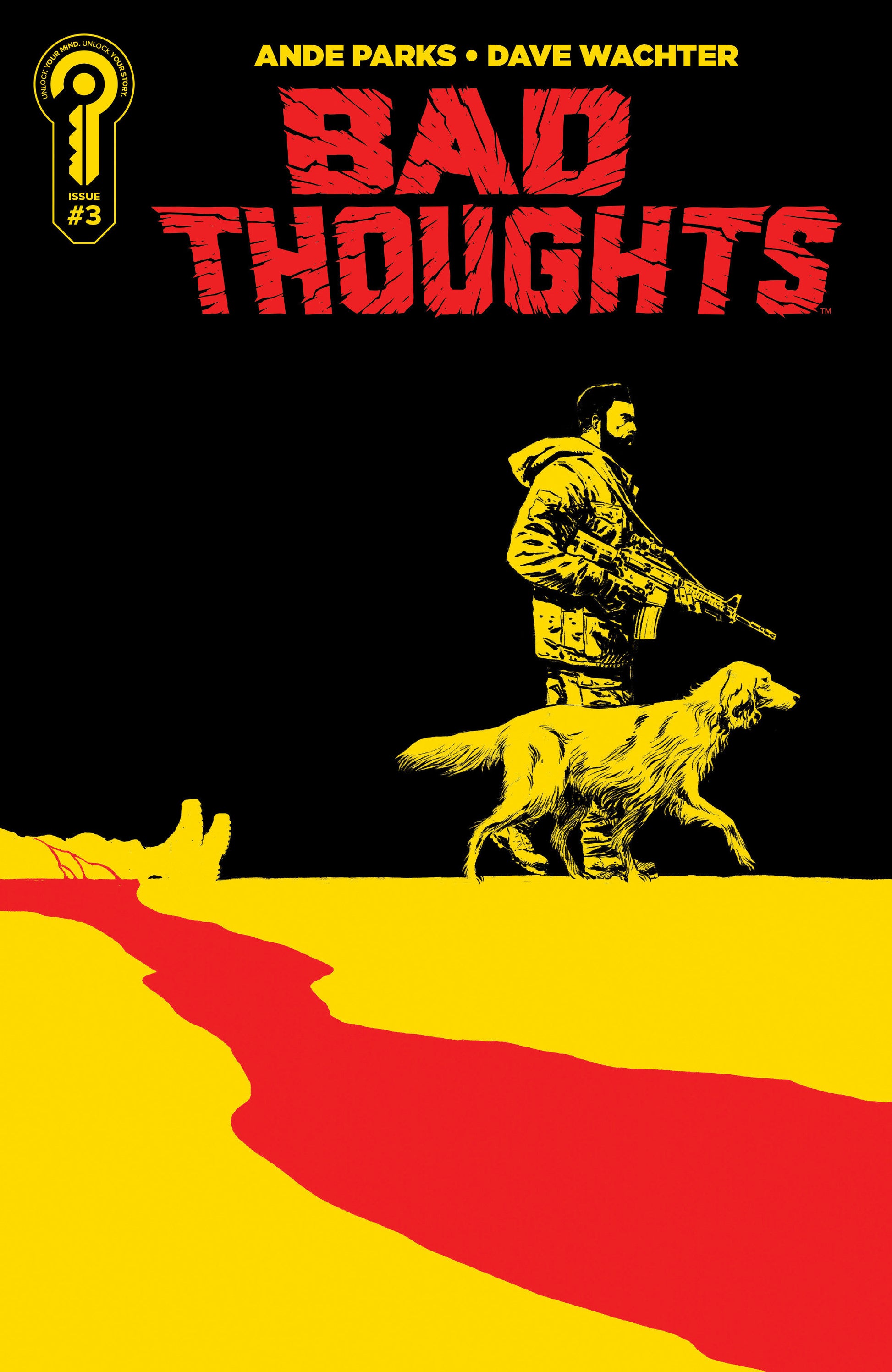 Bad Thoughts #3 Cover a Dave Wachter