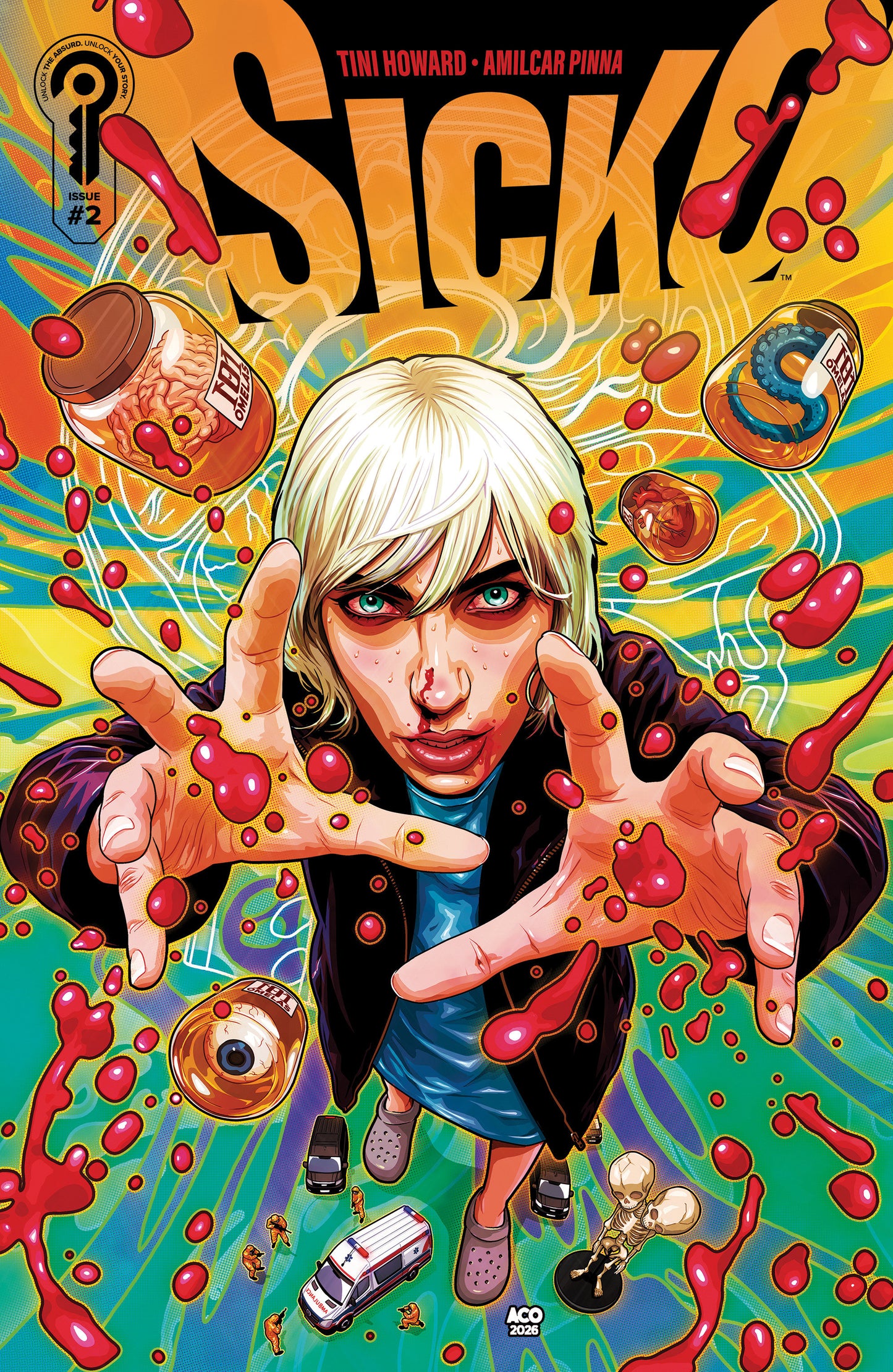 Sicko #2 Cover a Amilcar Pinna