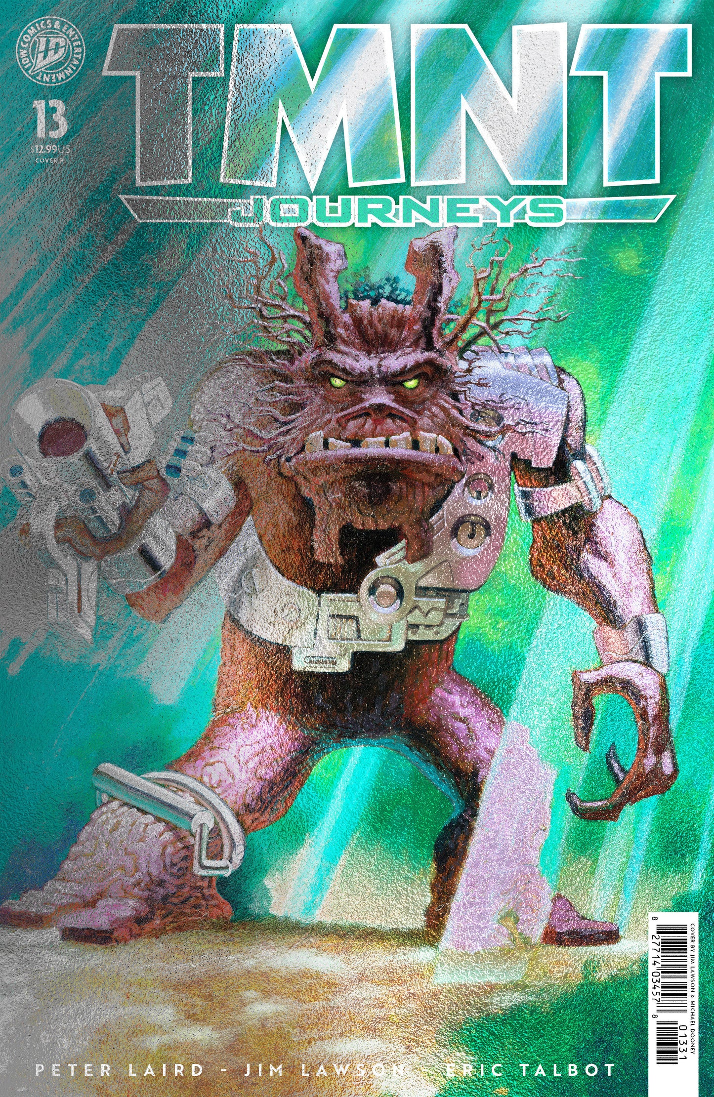 Tmnt: Journeys #13 Variant Ri (10) Foil (dooney & Lawson)