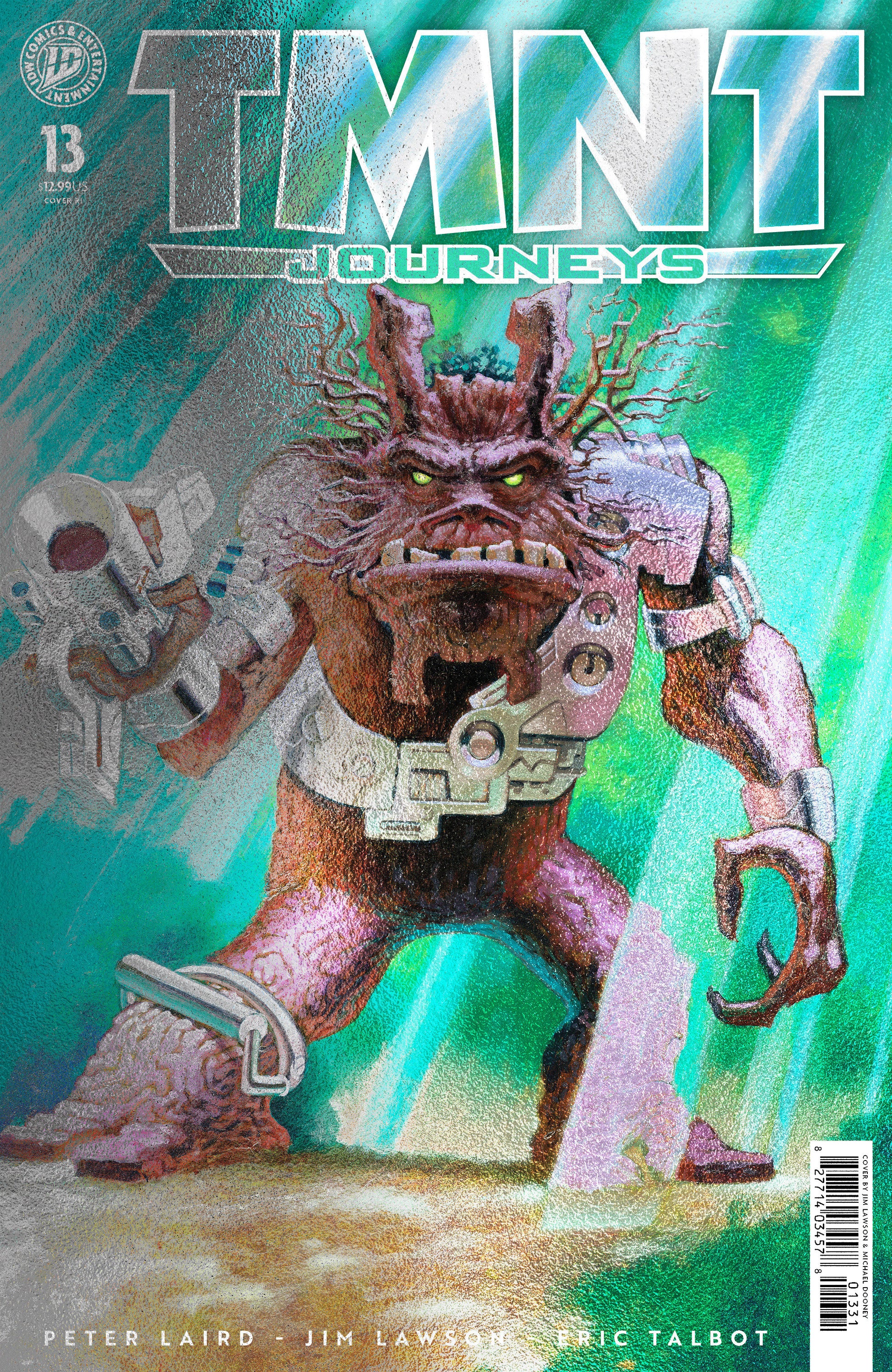 Tmnt: Journeys #13 Variant Ri (10) Foil (dooney & Lawson)