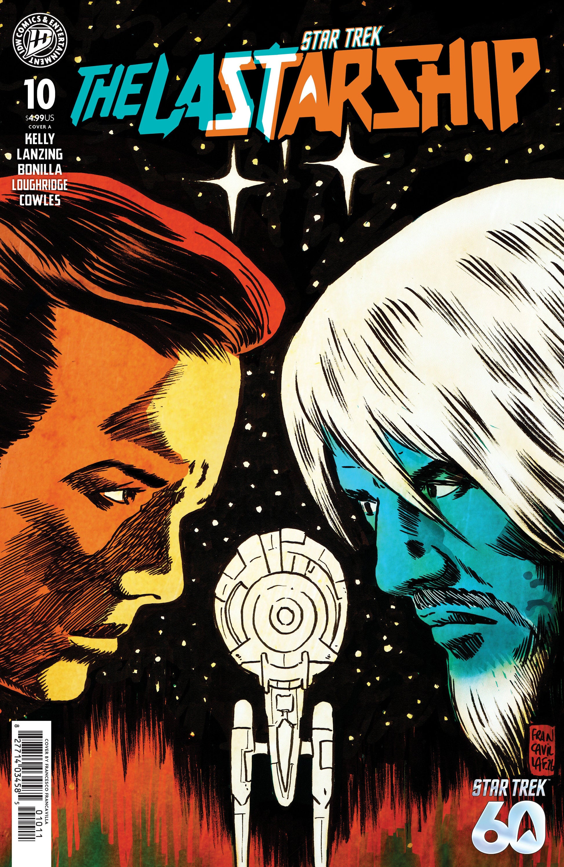 Star Trek: the Last Starship #10 Cover a (francavilla)