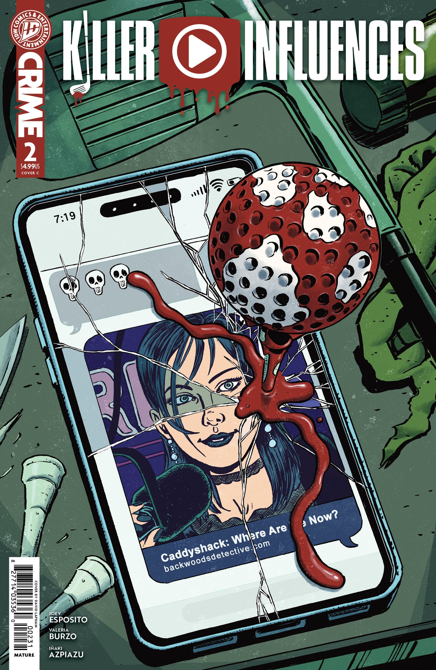 Killer Influences #2 Cover a (baldeon)