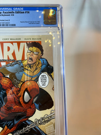 Marvel Team-Up #14 (Spider-man/ Invincible) Facsimile Edition Todd McFarlane