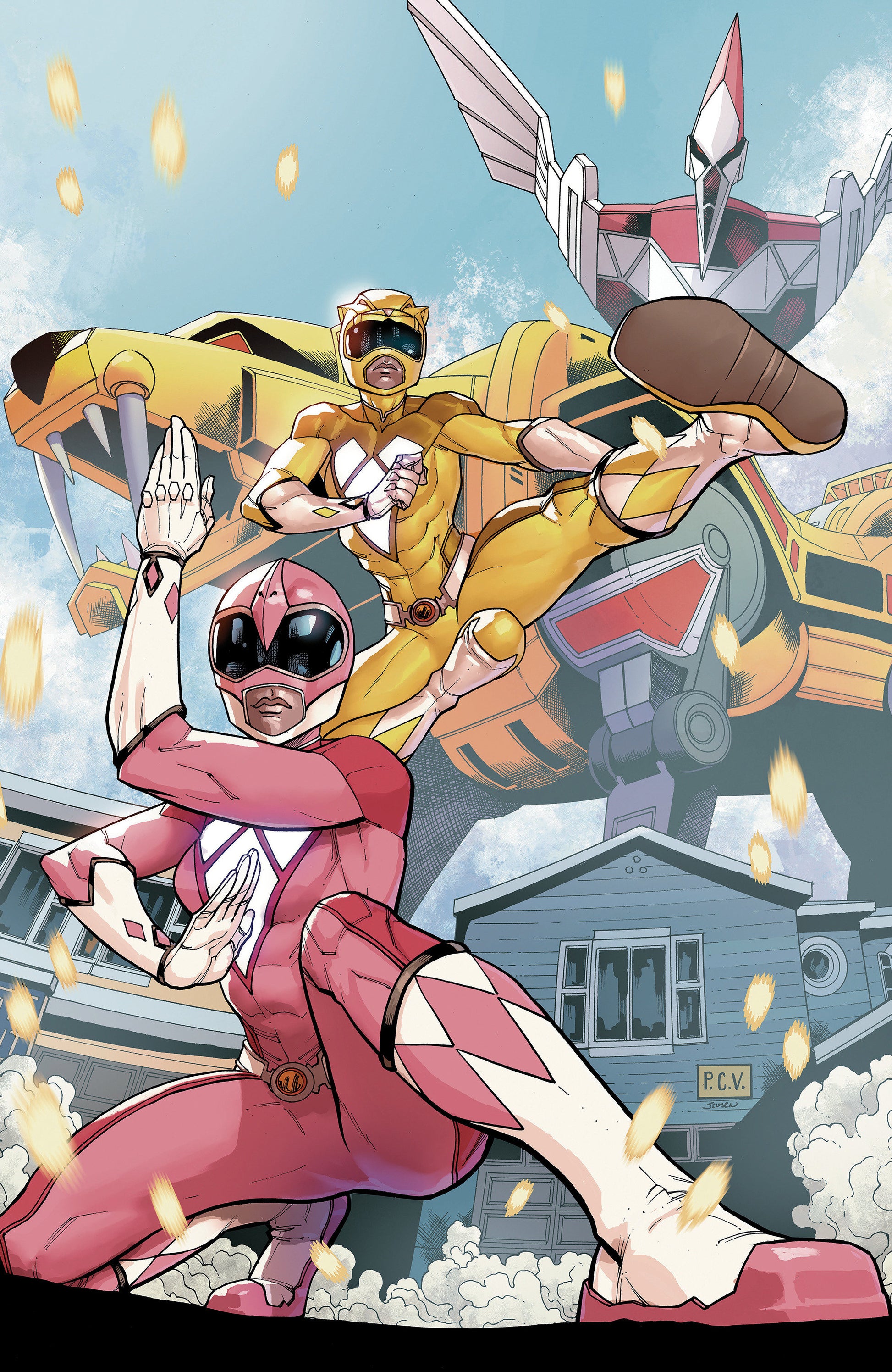 Mighty Morphin Power Rangers (2026) #3 F 1:10 Incv Foil Variant (full Art, Foil, Sevy)