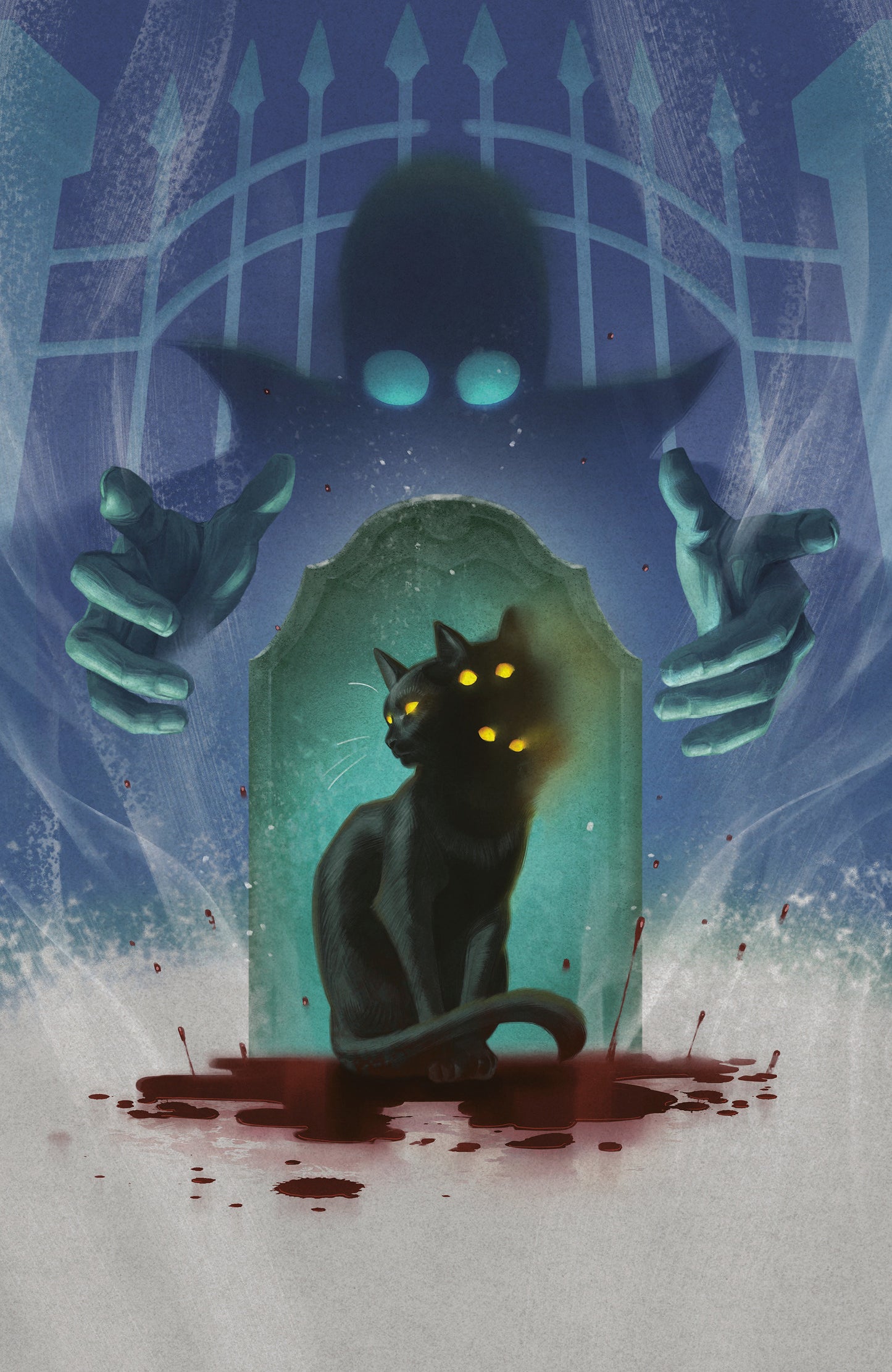 Stuff of Nightmares: the Cat in the Coffin #1 a Main (dressed, Francavilla)
