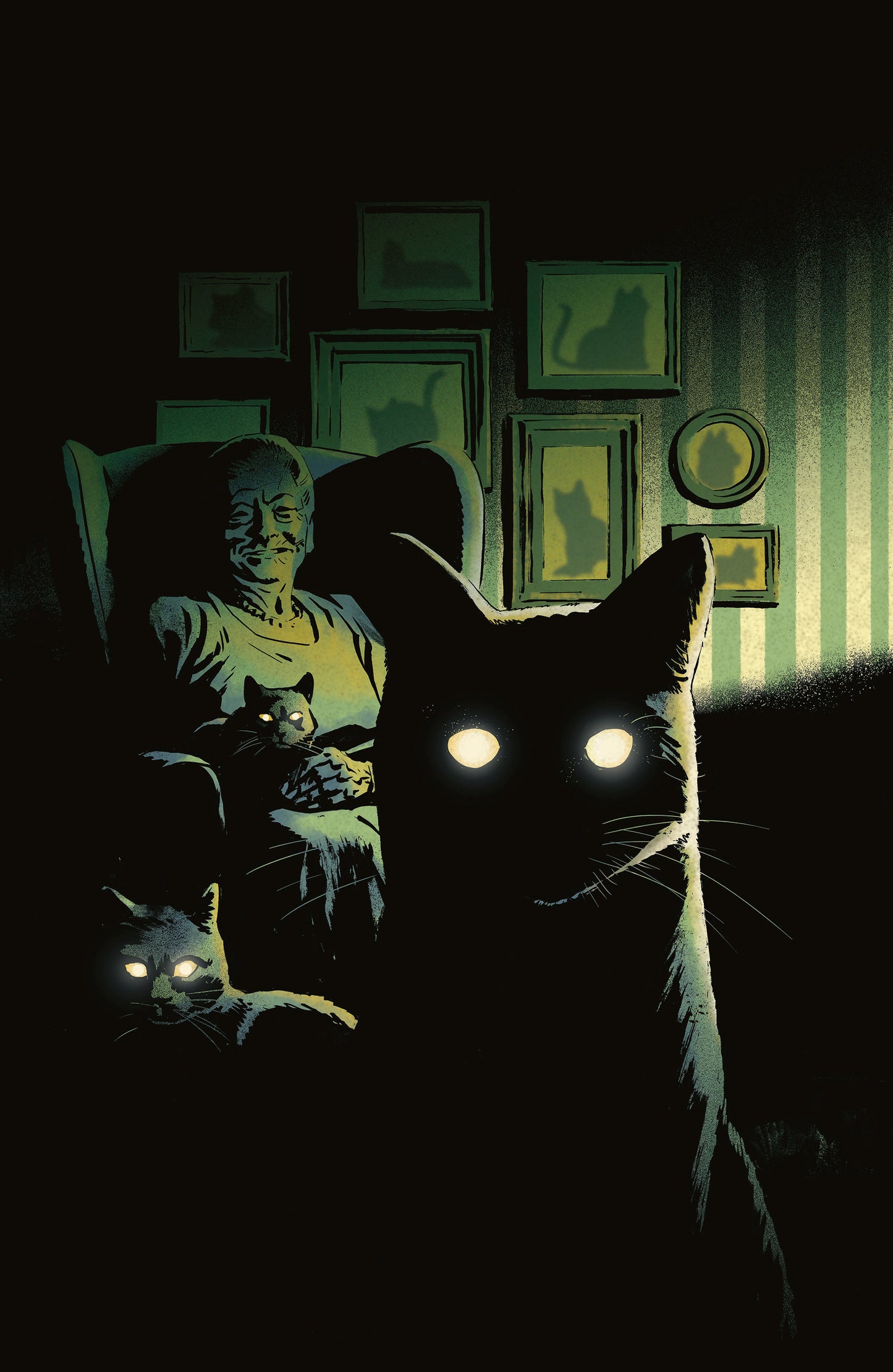 Stuff of Nightmares: the Cat in the Coffin #1 a Main (dressed, Francavilla)