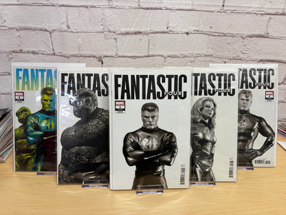 Fantastic Four #1–5 Alex Ross Cover Set – Complete Marvel Comics Collection
