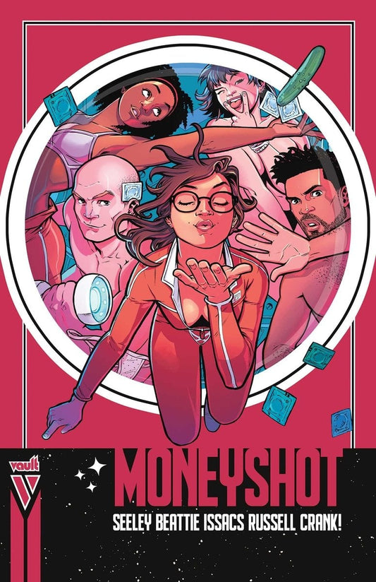 Money Shot Book 1 Compact Edition TPB cover – Vault Comics