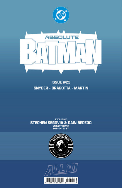 ABSOLUTE BATMAN #23 STEPHEN SEGOVIA EXCLUSIVE VAR (08/12/2026)