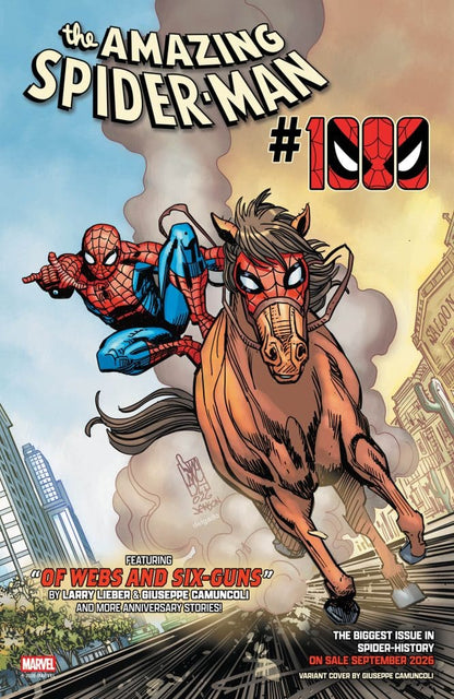 Amazing Spider-Man #1000 Giuseppe Camuncoli Variant Cover