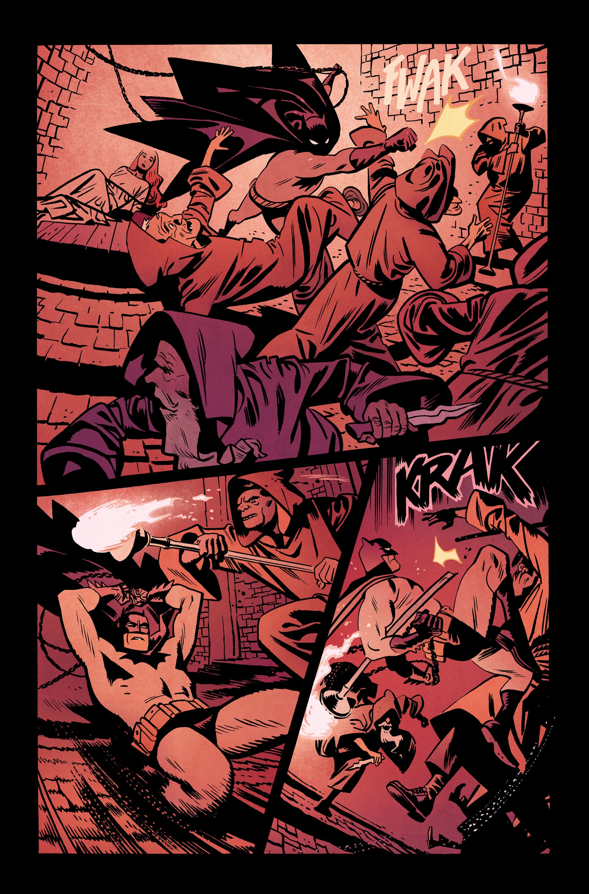 Batman & Robin Year One Dynamic Duos #1 interior preview page 3 by Chris Samnee