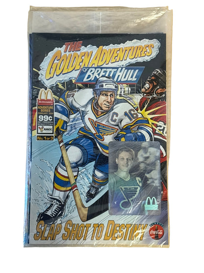 Brett Hull: The Golden Adventures – Complete 3-Issue McDonald’s Set (1994)