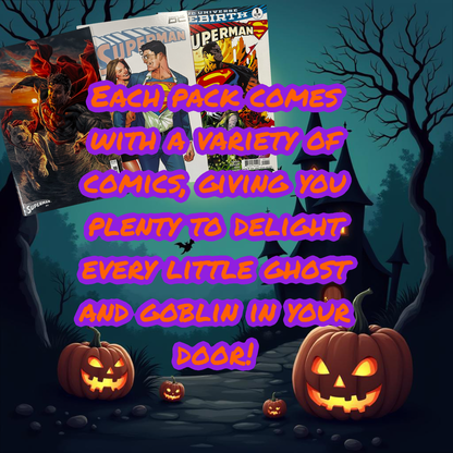 Halloween Comics for Trick-or-Treaters - Allergy-Free Fun Unique Option with 20 Comics per Pack Perfect for Kids & Parents