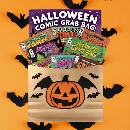 Halloween Comic Book Grab Bag – Candy Alternative for Trick-or-Treaters – 20 Kid-Friendly Comics