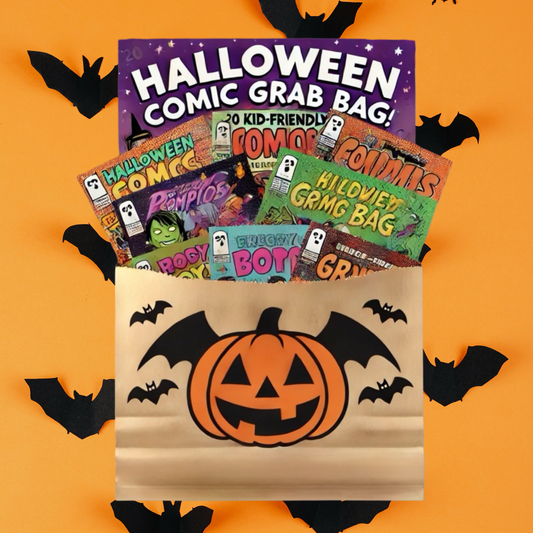 Halloween Comic Book Grab Bag – Candy Alternative for Trick-or-Treaters – 20 Kid-Friendly Comics