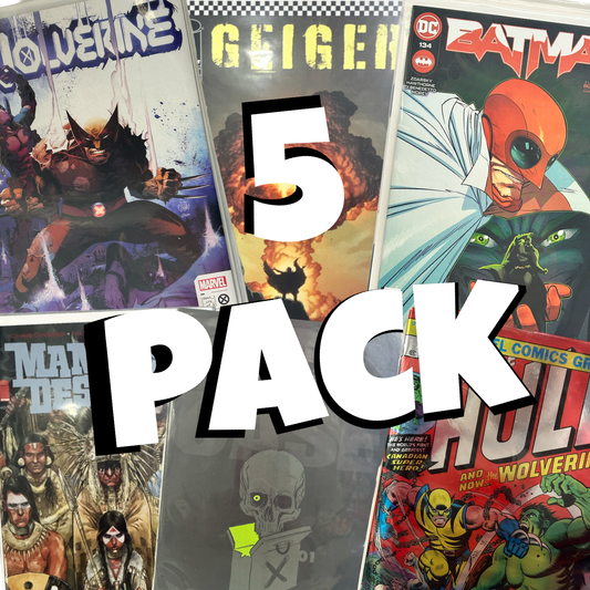 5 Pack of Comics for New Fans Superhero & Sci-Fi