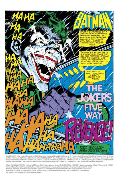 Batman #251 Facsimile Edition CVR A Neal Adams