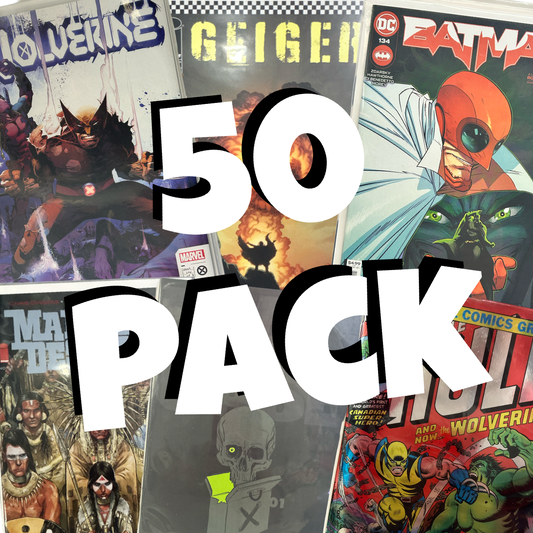 50-Pack of Amazing Comics for All Ages - Perfect Gift Set for Superhero Movie Fans New Readers Collectors - Affordable Fun Comic Book Adventure - 2025 Edition