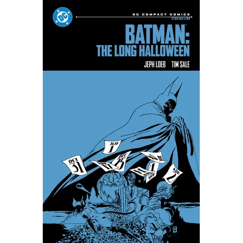 Batman The Long Halloween DC Compact Comics Edition paperback cover - Jeph Loeb Tim Sale graphic novel, Two-Face origin