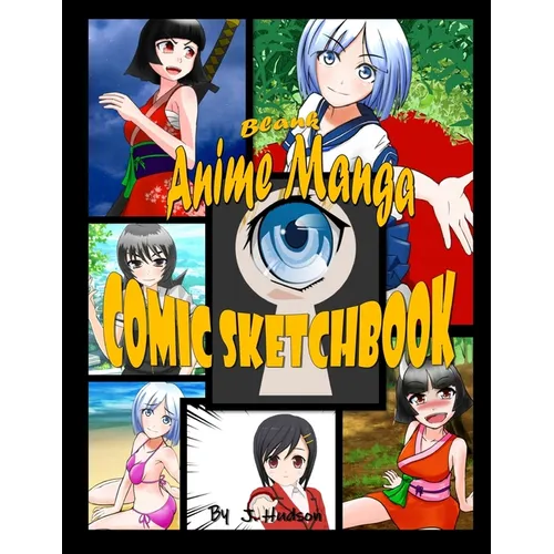 Blank Anime Manga Comic Sketchbook