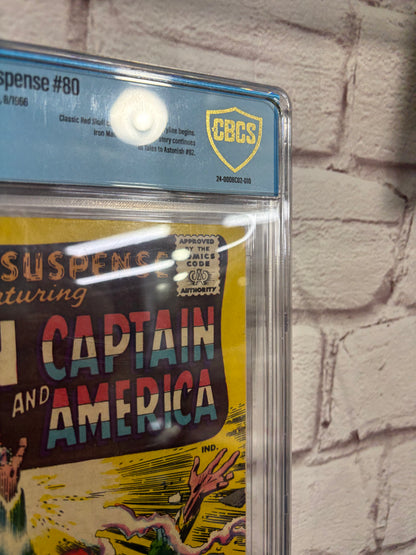 Tales of suspense #80 4.5 Grade- Captain America versus red skull first appearance of cosmic cube