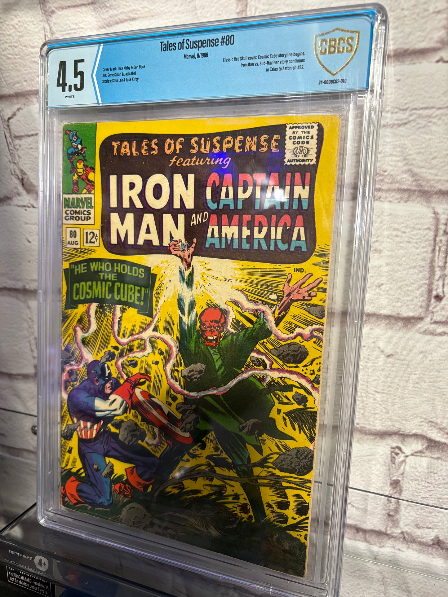 Tales of suspense #80 4.5 Grade- Captain America versus red skull first appearance of cosmic cube
