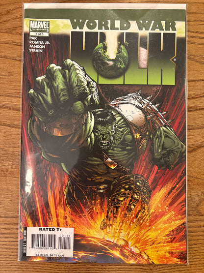 World War Hulk Complete Set #1-5 + World Breaker Prologue — Marvel 2007 (Pak / Romita Jr.)