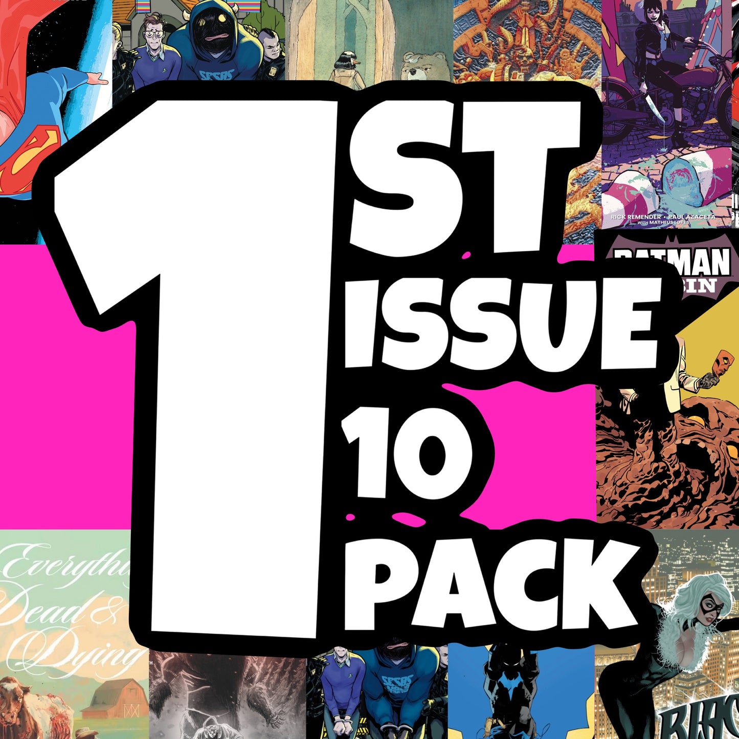 10 First Issue Comic Bundle – Marvel, DC, Image | Collectible #1s for Collectors & New Readers