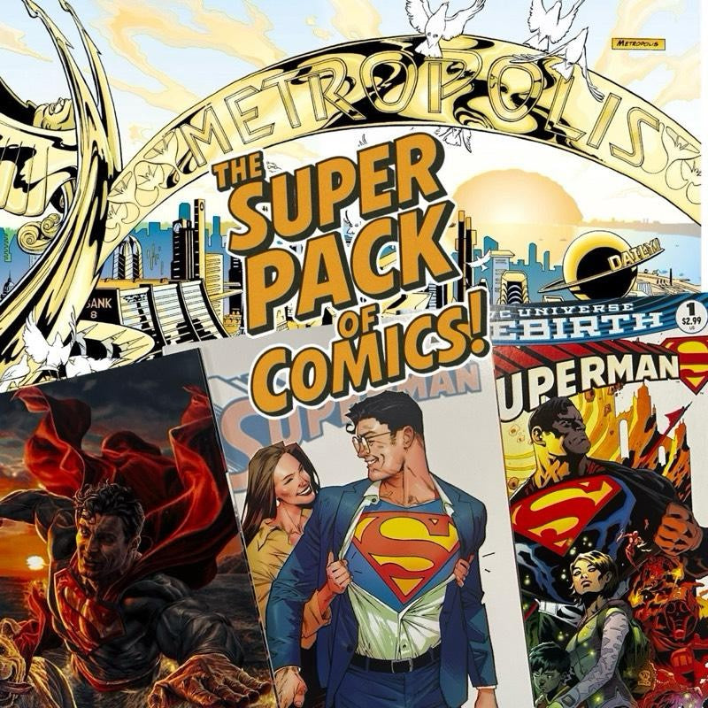 The Super Pack of Comics! - Includes 10 Comic Books, Stickers, Candy & Extras