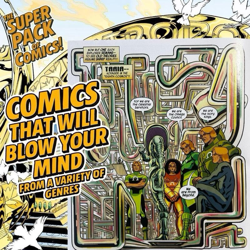 The Super Pack of Comics! - Includes 10 Comic Books, Stickers, Candy & Extras