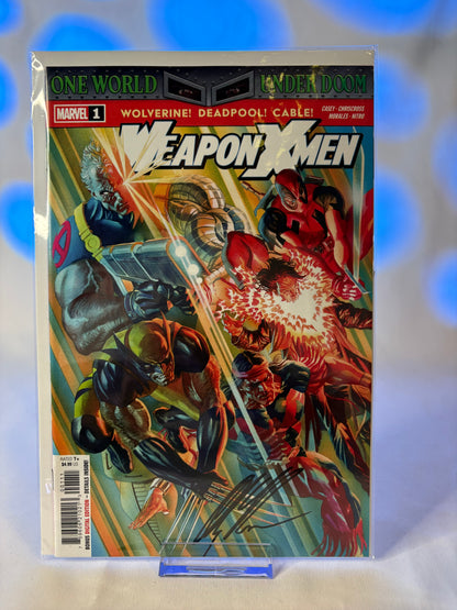 Weapon X-Men #1 — Alex Ross Signed Main Cover with COA